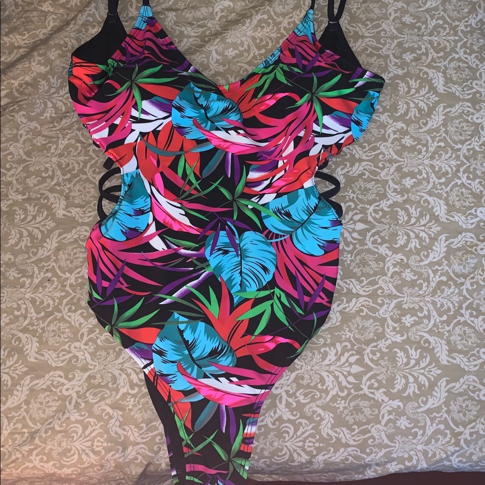 Floral One Piece Swimsuit